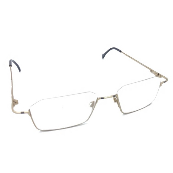 Cazal NOS Mod 407 Col 812 Gray Half Rim Eyeglasses Frames 48-17 135 Germany